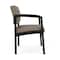 Lesro Lenox Steel Wide Guest Chair Metal Frame, Black, MD Farro Upholstery LS1201 - alternate 2